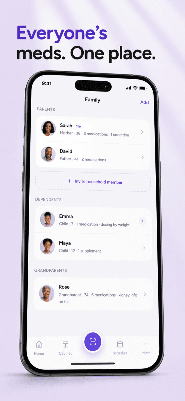 FamilyRx — screen 3
